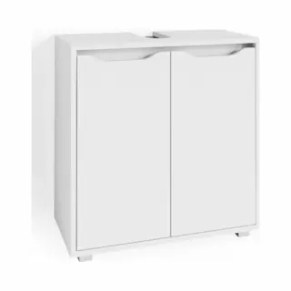 Vicco - Waschbeckenunterschrank Ruben, Weiß, 60 X 62.5 Cm