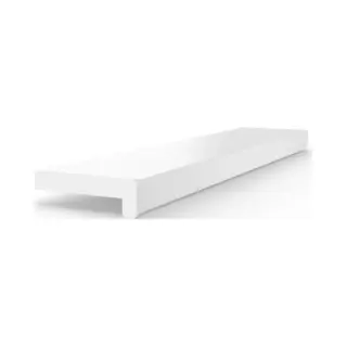 Seiletech.de Fensterbank Pvc – 15 Cm X 100 Cm – Weiß – Fensterbrett – Für Den Innenbereich – Innenfensterbank – Innen – Meterware –