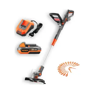 Fuxtec Akku-Motorsense Fx-E1RT20-Set, 25 Cm Arbeitsbreite Messer