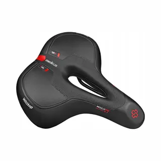 Wittkop Medicus Pro 6.3 Fietszadel - Breed Unisex Zadel - Zwart