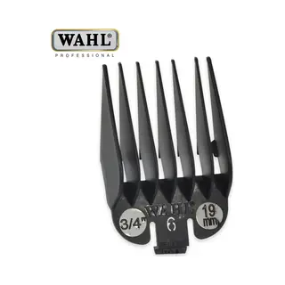 Wahl - Opzetkam - Type 1 - Plastic Zwart - Nr. 6 - 19 Mm