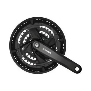 Shimano Acera Fc-M371 Chainset With Chainguard, Square Taper, 48/36 / 26T, 175 Mm, Black
