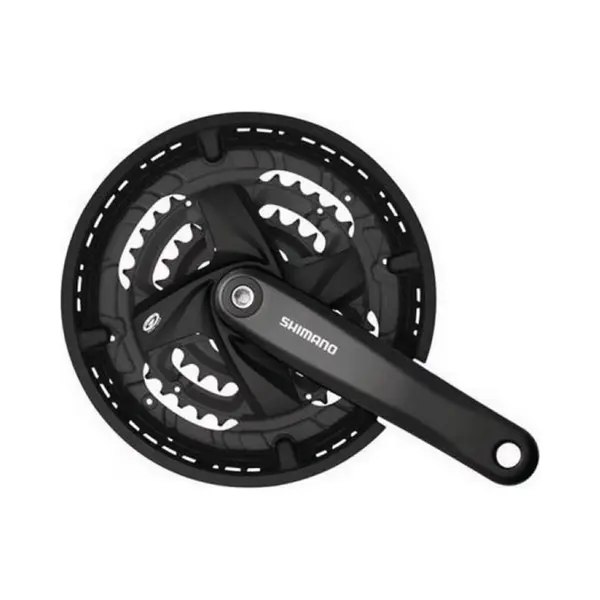 Shimano Acera Fc-M371 Chainset With Chainguard, Square Taper, 48/36 / 26T, 175 Mm, Black thumbnail