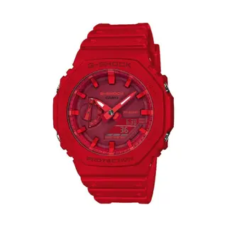 Casio Ga-2100-4AER Uhr Armbanduhr Unisex Rot