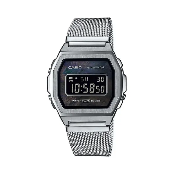 Casio A1000M-1BEF horloge Man Quartz Zilver thumbnail