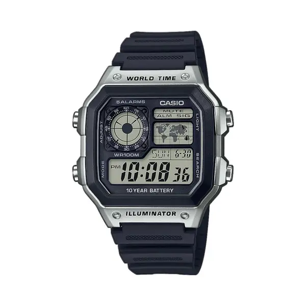 Casio Horloge Ae-1200WH-1CVEF, Zwart thumbnail