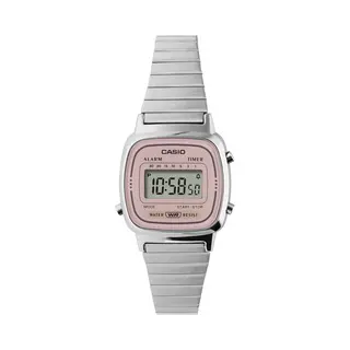 Casio Standard LA670WEA-4A2 watch Wrist watch Female Quartz Stainless steel, Pink Stainless steel