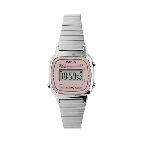Casio Standard LA670WEA-4A2 watch Wrist watch Female Quartz Stainless steel, Pink Stainless steel thumbnail