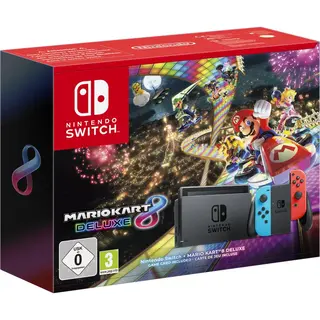 Nintendo Switch Console - Mario Kart 8 Deluxe Bundel - Blauw/Rood