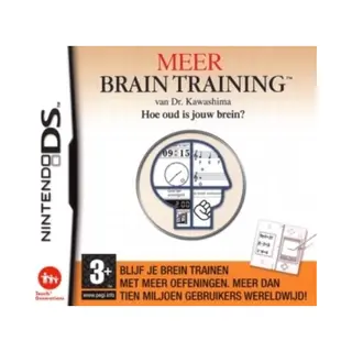 Nintendo Dr. Kawashima's - Meer brain training, Nds Standaard Nederlands Nintendo Ds