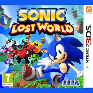 Sega Sonic Lost World Standaard Duits, Engels, Spaans, Frans, Italiaans Nintendo 3DS