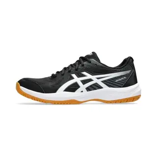 Asicsvoor Mannen. 1071A104 Upcourt 6 Schoenen Zwart (7.5US = 40.5EU), Plat, Veters, Sportief, Tennis/padels