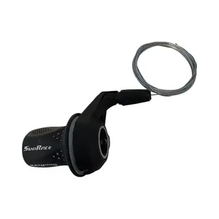 SunRace TSM21 Twist Shifter 3S Left - Black