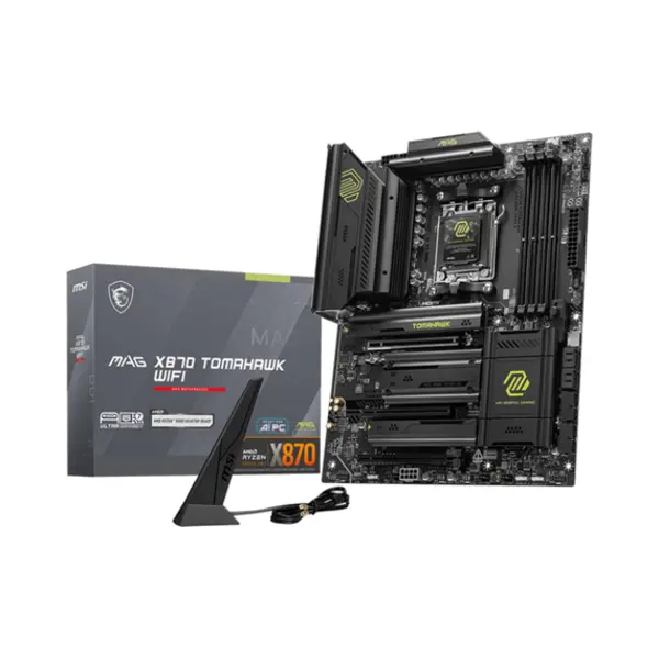Msi Mag X870 Tomahawk Wifi moederbord Amd X870 Socket AM5 Atx thumbnail