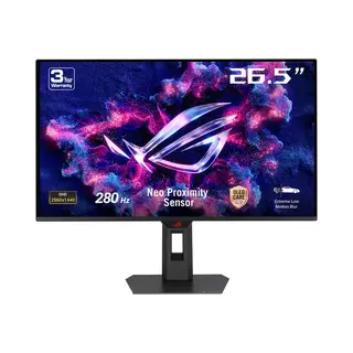 Asus Rog Strix Oled XG27ACDMS Computerbildschirm 67,3 cm (26.5") 2560 x 1440 Pixel Quad Hd Qd-Oled Schwarz