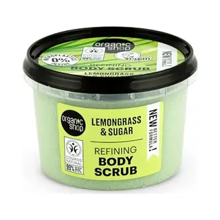 Organic Shop Body Scrub Natural Provence Lemongrass And Sugar 250 Ml