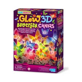 4M 3D Glow Butterfly Canvas sticker
