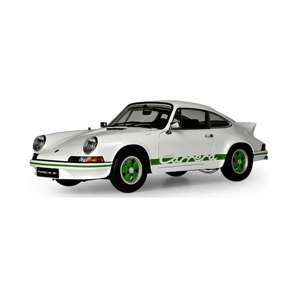 Ixo Collections Modelbouwpakket Auto - 018 Porsche 911 Rs 2.7 - Wit Met Groen - Sportauto Metalen - 1, 8 - Modelbouw thumbnail