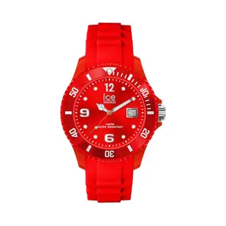 Ice-Watch IW000139 Horloge Dames En Heren - Rood - Kunststof