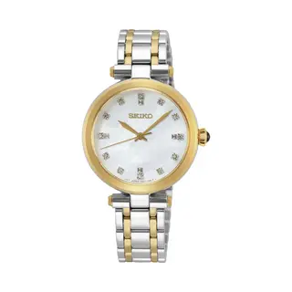 Seiko Quarz Damen-Uhr Edelstahl Mit Metallband SRZ532P1