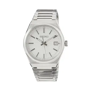 Seiko - Heren Horloge - Zilverkleurig Met Band
