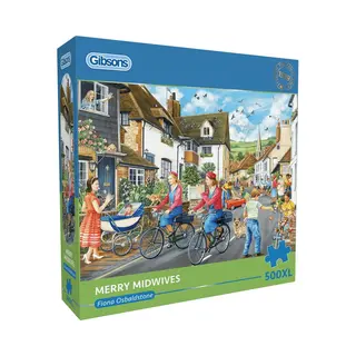 Gibsons Merry Midwives Extra Large Puzzlespiel 500 Stück(e)