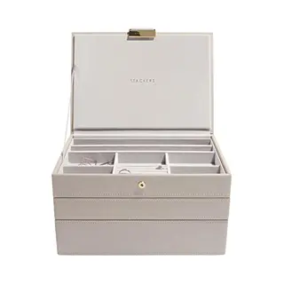 Stackers Taupe - Sieradendoos - Juwelendoos - Sieradenhouder - Sieraden Organizer