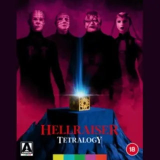 Hellraiser Vorhang-Set - 4-Disc Box Set Für Wohnzimmer - Grafik - Horror - 4 Stück - Polyester