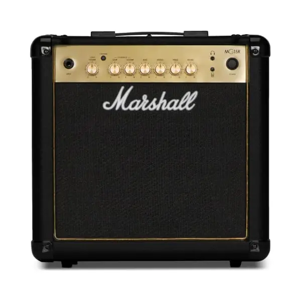 Marshall Verstärker (MG15GR Black & Gold - Transistor Combo Verstärker Für E-Gitarre) thumbnail