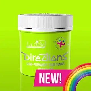 La Riche New La Riché Directions Semi-permanente Haarverf, Fluorescerend Groen, 88 Ml