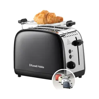 Russell Hobbs 26550-56 broodrooster 6 2 snede(n) Zwart, Roestvrijstaal