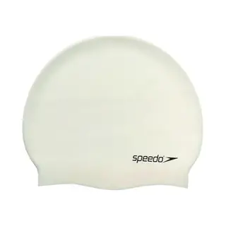 Speedo Flat Silicone Cap White - Maat One