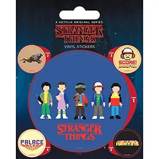 Pyramid International Stranger Things "Arcade", Vinyl-Aufkleber, 10 X 12.5 Cm