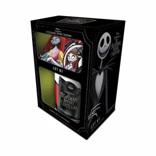 Pyramid International Jack&Sally Cadeauset – Beker, Sleutelhanger En Onderzetter – Officiële Licentie