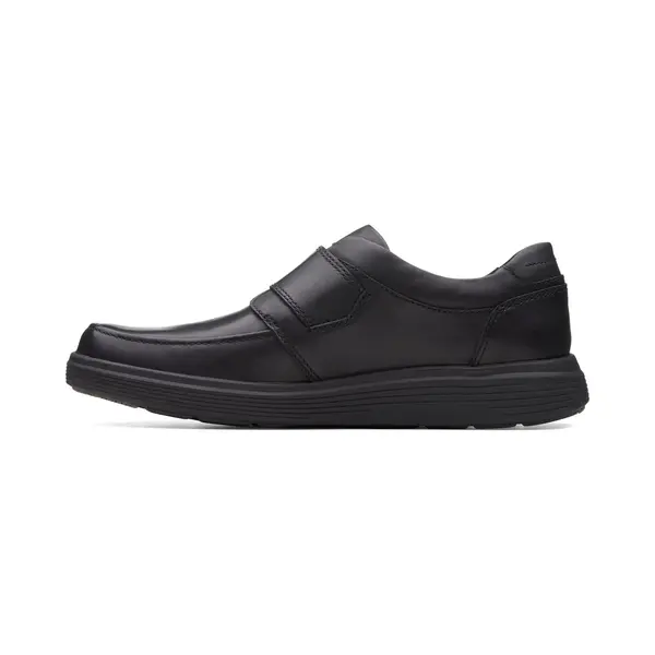 Clarks Herren Un Abode Strap Slipper, Schwarzes Leder, 42 Eu thumbnail