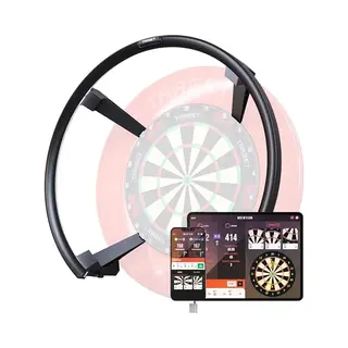 Target Darts Omni Dartbord Automatische Scoring Met Led-verlichting Dartbord Scorecamera, Magnetische Dartborden Lichtsysteem, Surround Ring