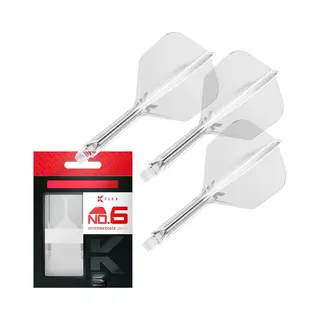 Target K-Flex Clear NO6 - Dart Flights - Intermediate
