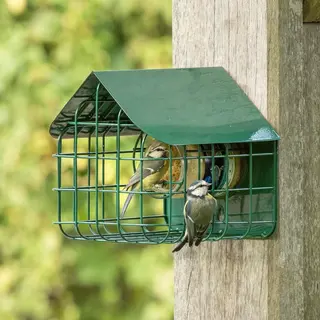 C J Wildlife Cj Wildlife Pindakaaspothouder Voor Vogels - Waterford - Vogelpindakaas Houder Met Beschermkooi - Vogelvoederhuisje Pindakaas - Houder Voor 1 Pot -