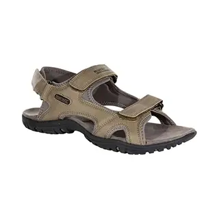 Regatta Haris Heren Lichte Lederen Sandalen - Turf, Peatbruin