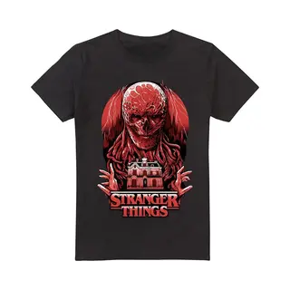 Stranger Things Vecna Horror T-Shirt Schwarz In S
