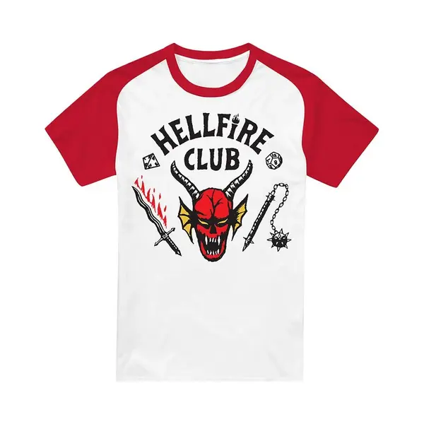Stranger Things Hellfire Club T-Shirt Multicolor In Xxl thumbnail