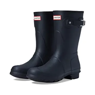 Hunter Womens Original Tall Hunter Tri Colour Logo Backstrap Boot Dames Regenlaarzen - Maat 38