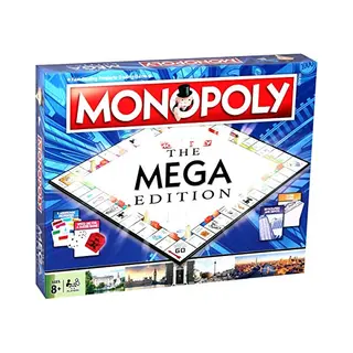 Winning Moves Monopoly Mega Editie - Ultra Uitgebreide Editie - Met Wolkenkrabbers