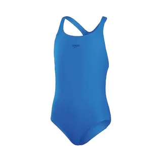 Speedo Mädchen Eco Endurance+ Medalist Badeanzug | Chlorbeständig | Recyclingmaterial | Bequeme Passform | Schwimmunterricht | Badeurlaub Bondi Blue