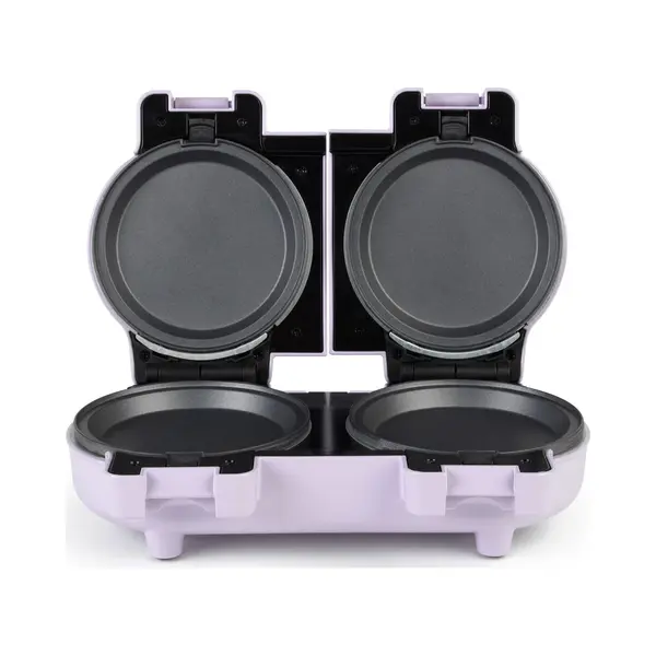 Giles & Posner Doppel-Snack-Maker – Mini Dual Treat Maker, Abnehmbare Antihaft-Kochplatten, Kompakt, Enthält 4 Flache Platten Für Omeletts & thumbnail