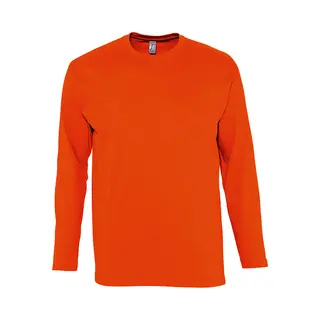 Sols Herren Monarch Langarm T-Shirt (Orange)