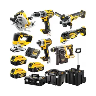 Dewalt - Werkzeuge - Akku-werkzeug-set, 14-teilig, Mit Akkus Und Ladegerät Dck755p3t