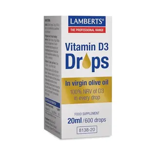Lamberts Vitamine D3 (600 Druppels) 70 G