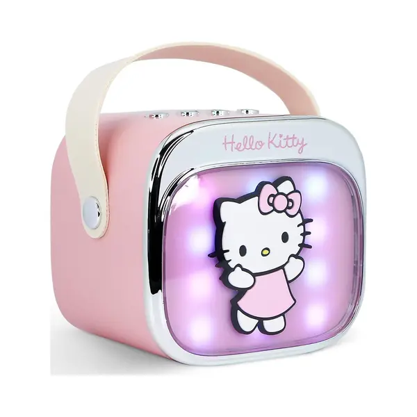 Hello Kitty PopSing Light Up Wireless Karaoke Speaker With Microphone thumbnail