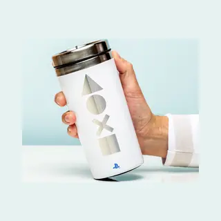 Paladone PP7927PS Playstation Travel Mug PS5 - Officially Licensed Merchandise, White, 15 Ounces